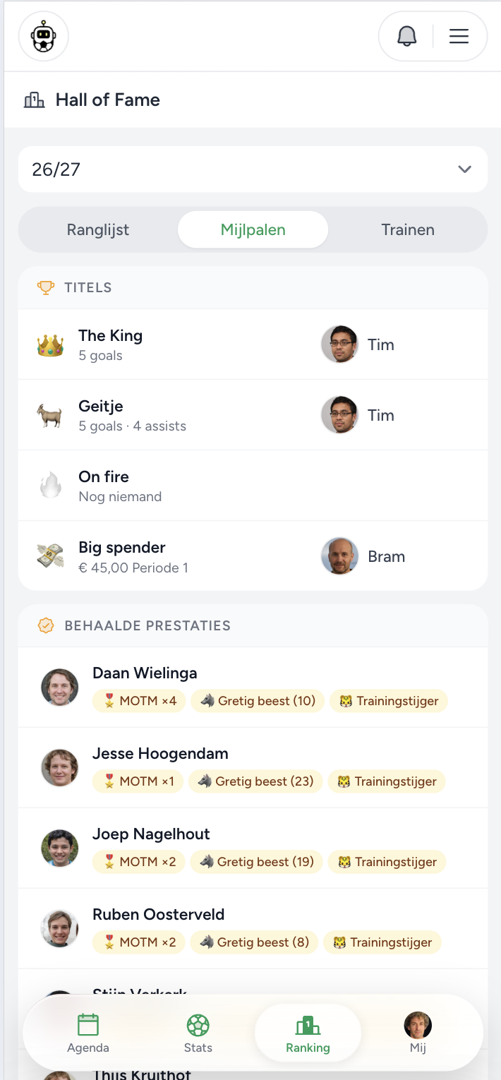 Badges in de Assistje-app
