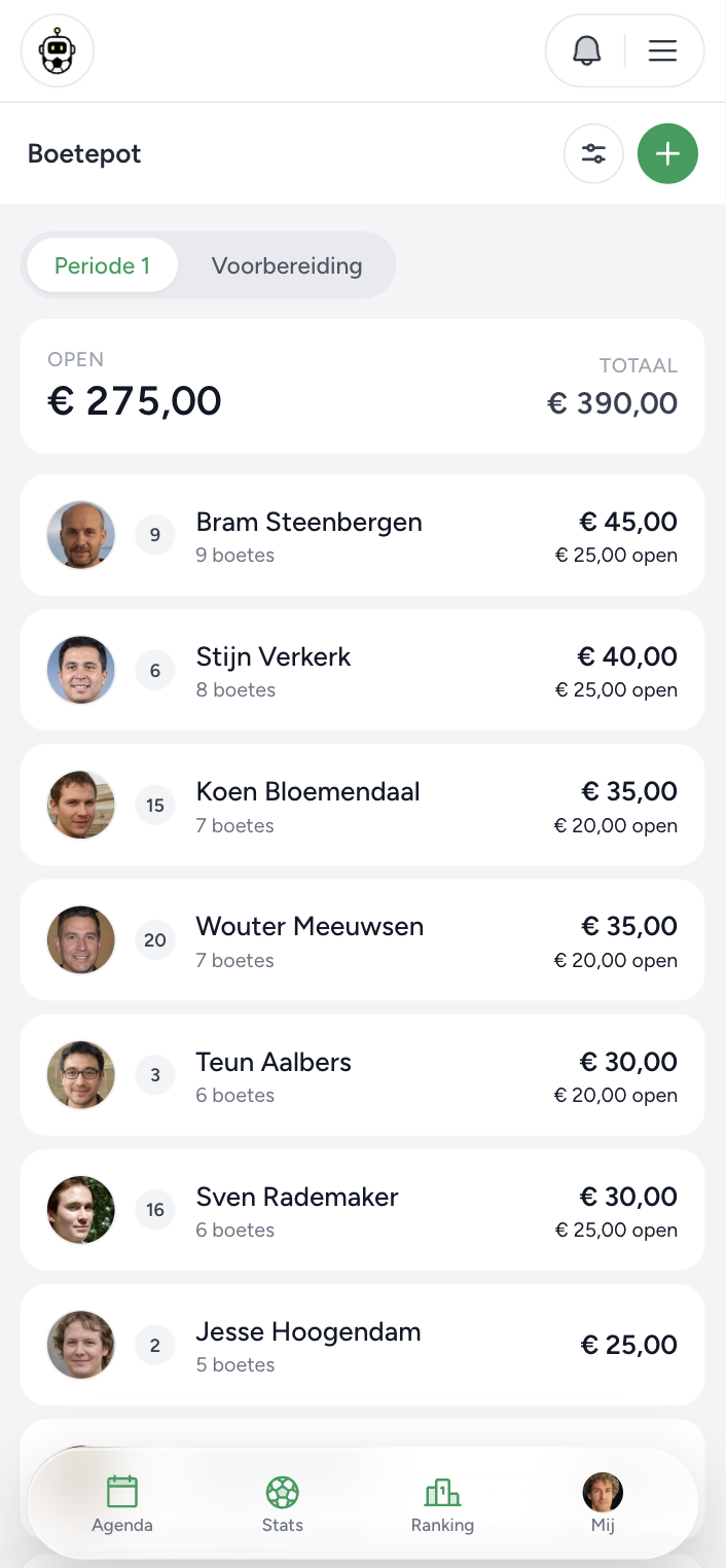 Boetepot in de Assistje-app